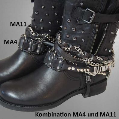 Pimp your boots mit Stiefelbändern: Design aus Italien. Schmuck für jeden Schuh
