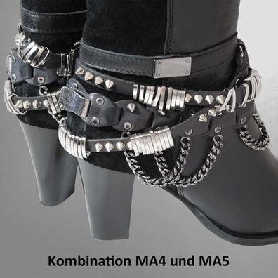 Pimp your boots mit Stiefelbändern: Design aus Italien. Schmuck für jeden Schuh
